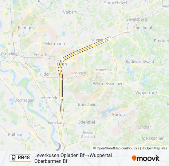RB48 Train Line Map
