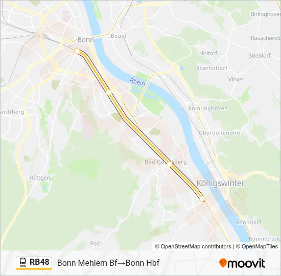 RB48 Train Line Map