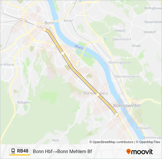 RB48 Train Line Map