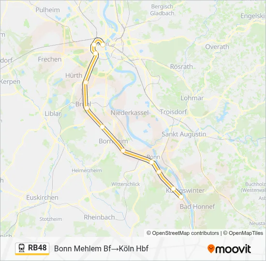 RB48 Train Line Map