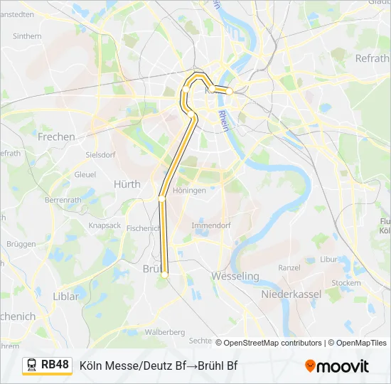 RB48 Train Line Map
