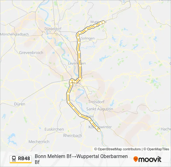 RB48 Train Line Map
