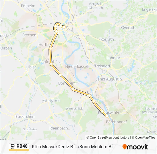 RB48 Train Line Map