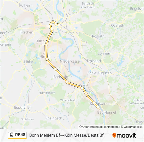 RB48 Train Line Map