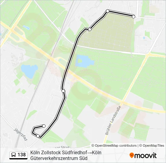 138 Bus Line Map