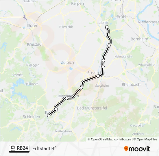 RB24 Train Line Map