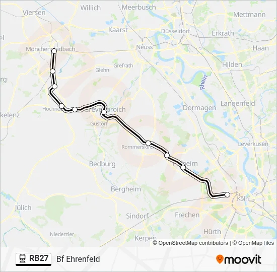 RB27 Train Line Map