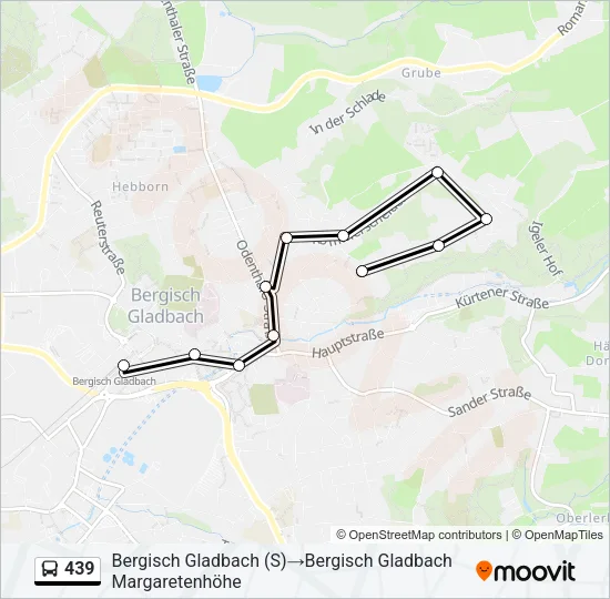 439 Bus Line Map
