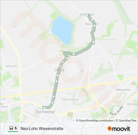 6 Bus Line Map