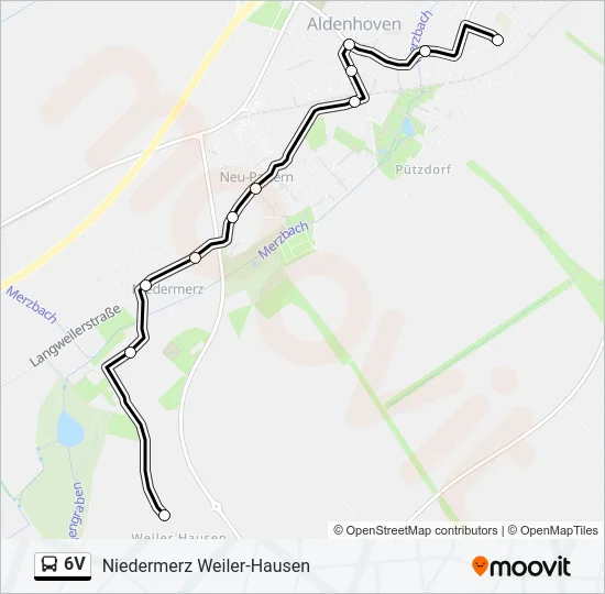 6V Bus Line Map