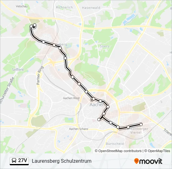 27V Bus Line Map