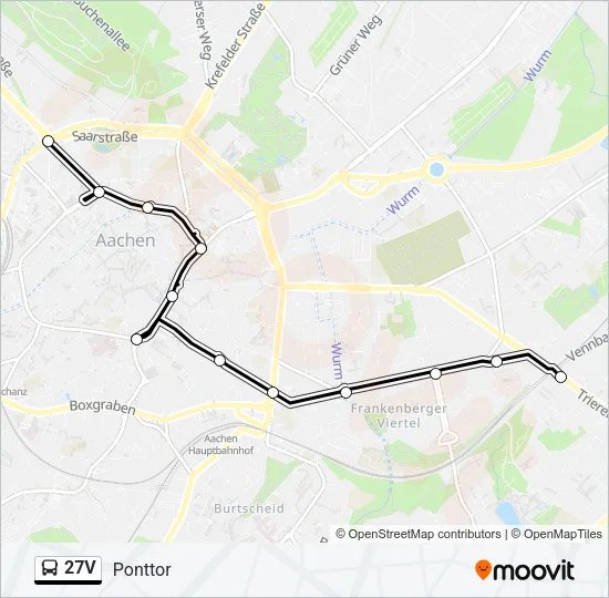 27V Bus Line Map