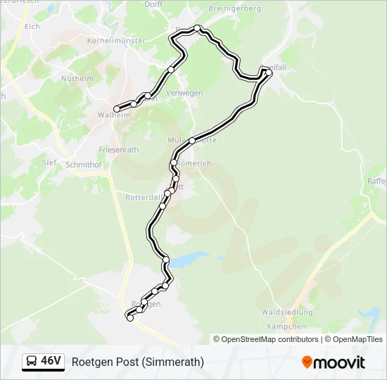 46V Bus Line Map