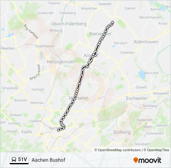 51V Bus Line Map