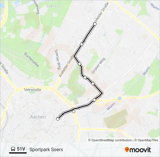 51V Bus Line Map