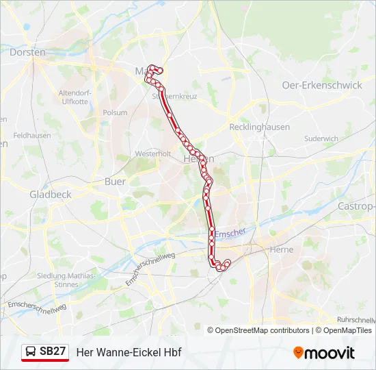 SB27 Bus Line Map