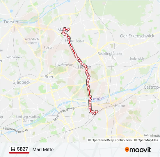 SB27 Bus Line Map