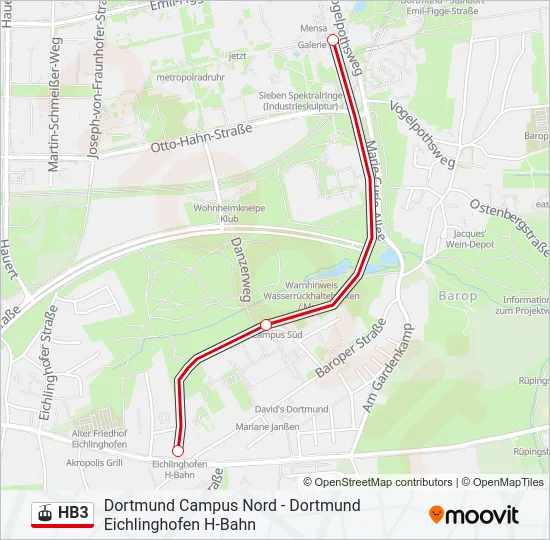 HB3 Gondola Line Map