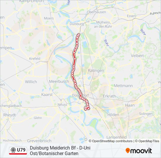 U-Bahnlinie U79 Karte