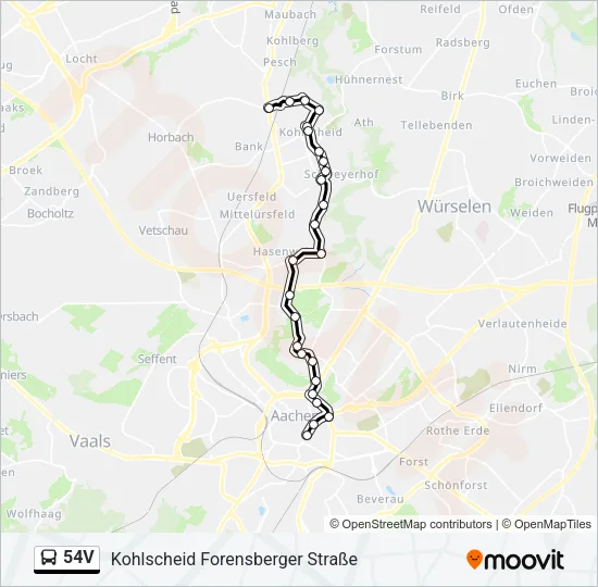 54V Bus Line Map