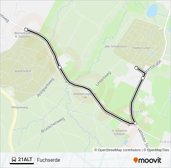 21ALT Bus Line Map