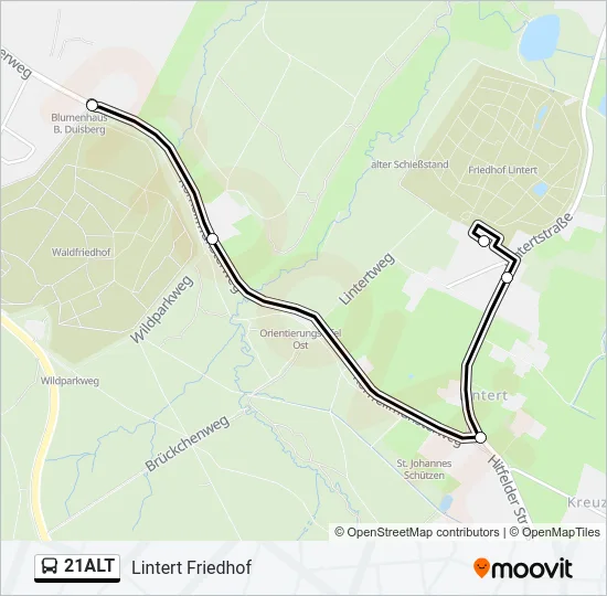 21ALT Bus Line Map