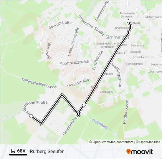 68V Bus Line Map