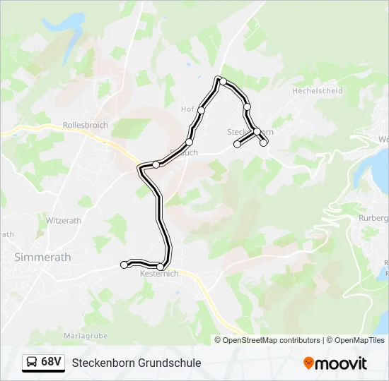 68V Bus Line Map