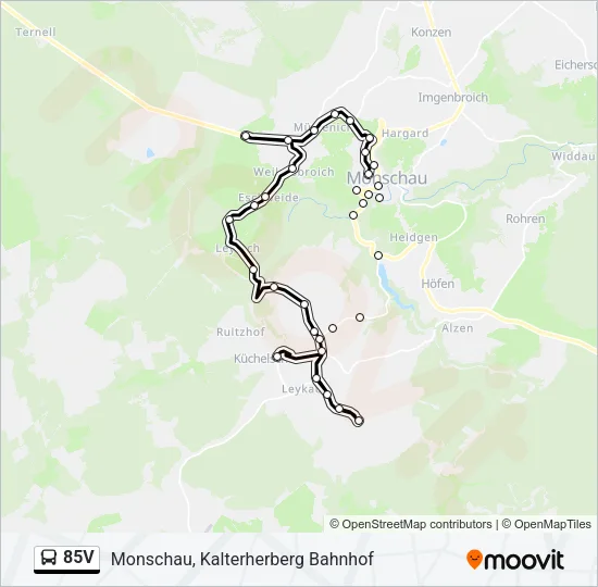 85V Bus Line Map