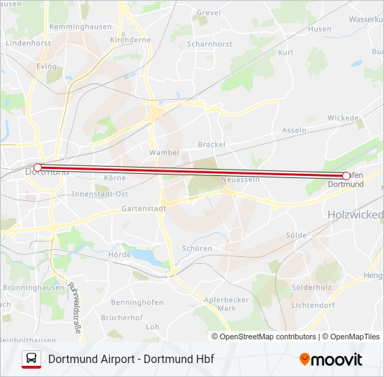 AIRPORTEXPRESS Bus Line Map