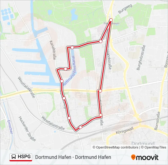 HSPG Bus Line Map