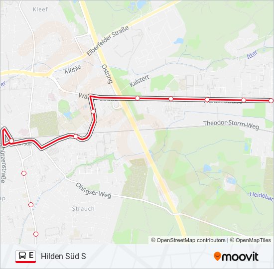 E bus Line Map