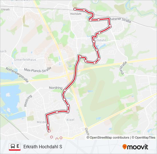 E bus Line Map