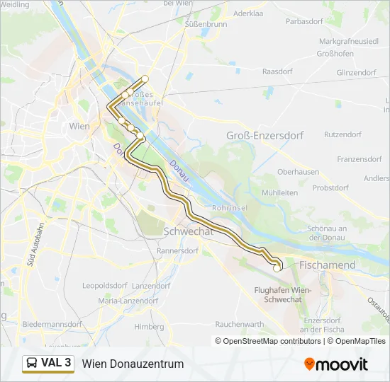 VAL 3 Bus Line Map