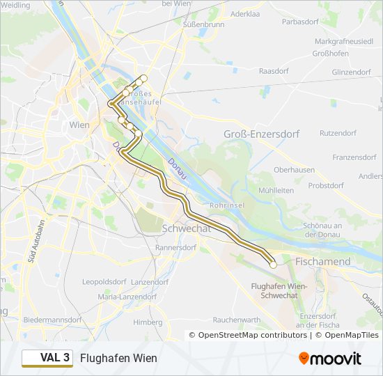 val 3 Route: Schedules, Stops & Maps - Flughafen Wien (Updated)