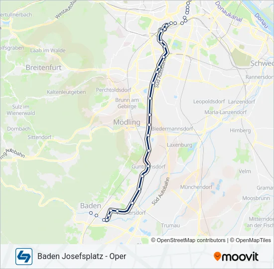 BB Light Rail Line Map