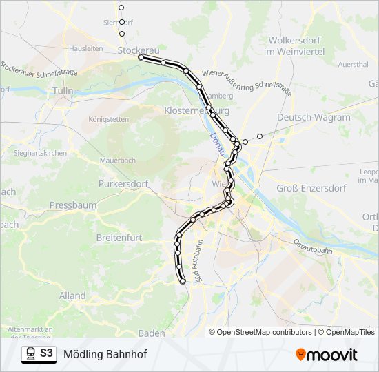 S3 Train Line Map