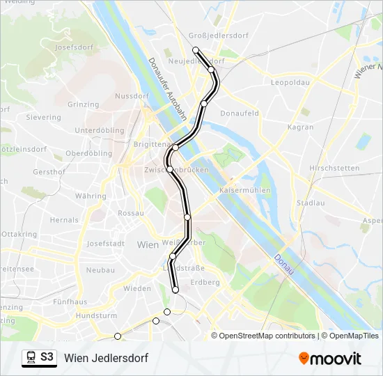 S3 Train Line Map