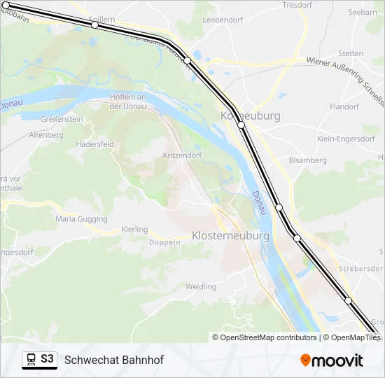 S3 Train Line Map