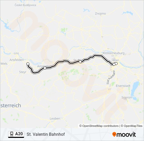 A20  Line Map