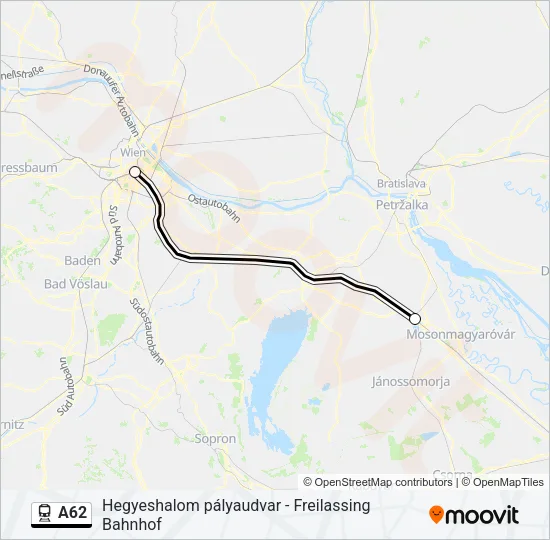 A62  Line Map