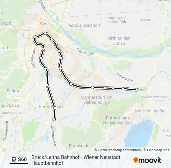 S60 Train Line Map