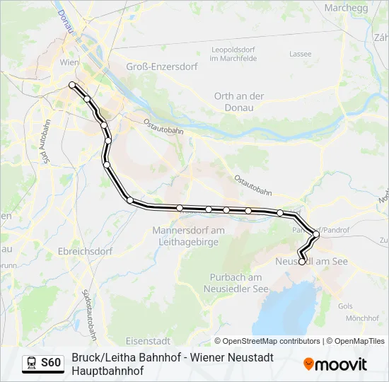 S60 Train Line Map