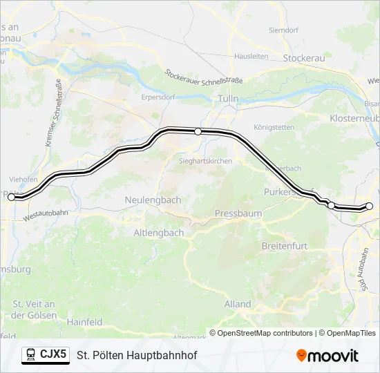 CJX5  Line Map
