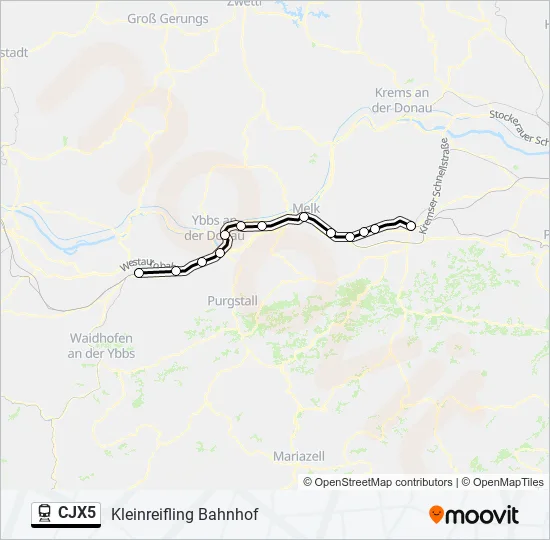 CJX5  Line Map