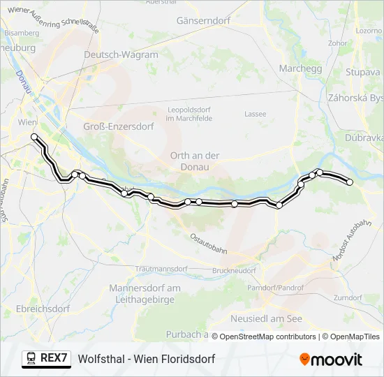 REX7  Line Map