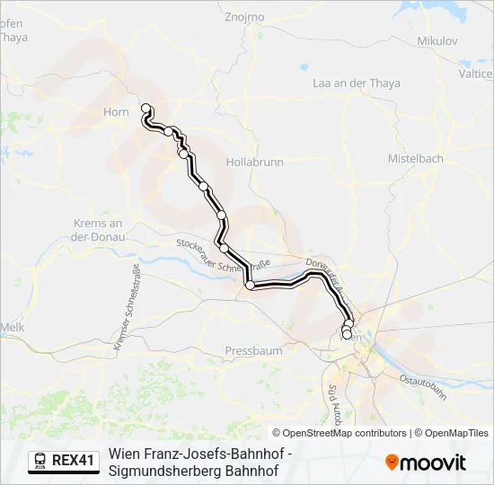 REX41  Line Map
