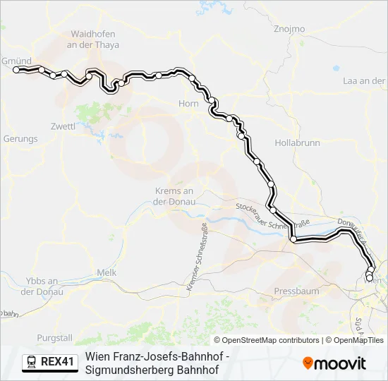 REX41  Line Map