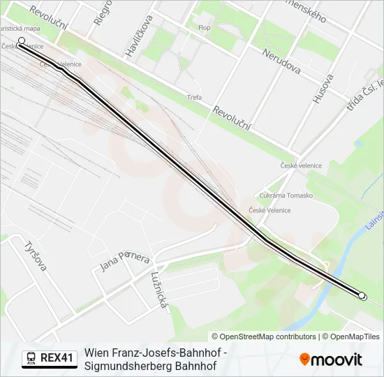 REX41  Line Map