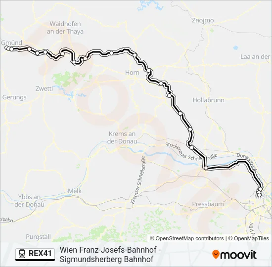 REX41  Line Map